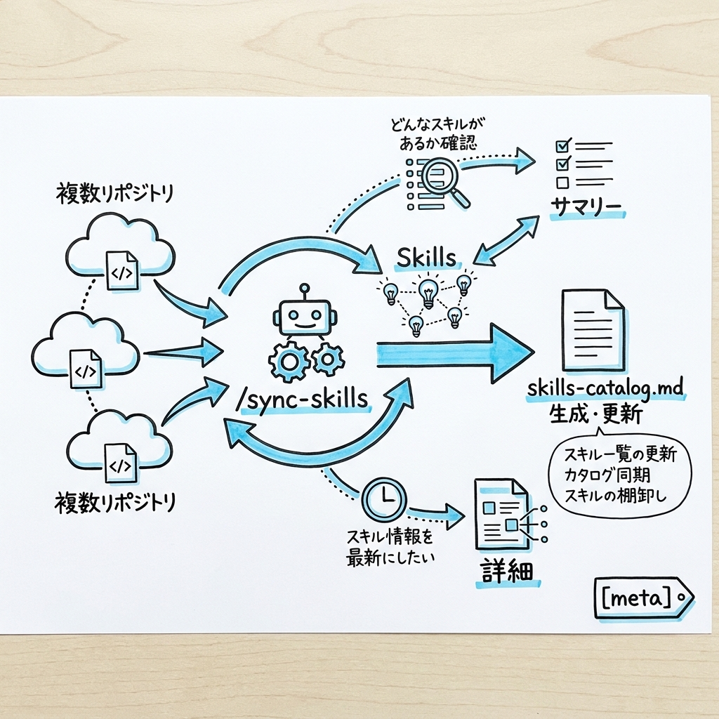 /sync-skills detail graphic recording